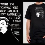 Koszulka z cytatem czarna: PROJEKT