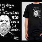 Koszulka z cytatem czarna: PROJEKT