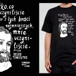 Koszulka z cytatem czarna: PROJEKT