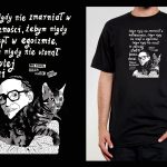 Koszulka z cytatem czarna: PROJEKT