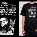 Koszulka z cytatem czarna: PROJEKT