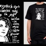 Koszulka z cytatem czarna: PROJEKT