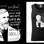 Podkoszulek z cytatem czarny unisex: Alf