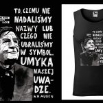 Podkoszulek z cytatem czarny unisex: Alf
