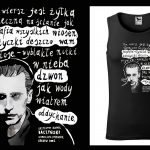 Podkoszulek z cytatem czarny unisex: Alf