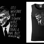 Podkoszulek z cytatem czarny unisex: Alf