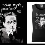 Podkoszulek z cytatem czarny unisex: Alf