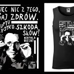 Podkoszulek z cytatem czarny unisex: Alf