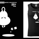 Podkoszulek z cytatem czarny unisex: Alf