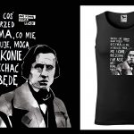 Podkoszulek z cytatem czarny unisex: Alf