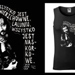 Podkoszulek z cytatem czarny unisex: Alf