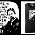 Podkoszulek z cytatem czarny unisex: Alf