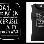 Podkoszulek z cytatem czarny unisex: Alf