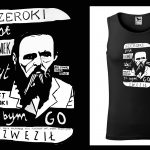 Podkoszulek z cytatem czarny unisex: Alf
