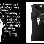 Podkoszulek z cytatem czarny unisex: Alf