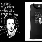 Podkoszulek z cytatem czarny unisex: Alf