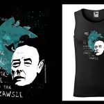 Podkoszulek z cytatem czarny unisex: Alf