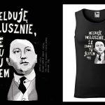 Podkoszulek z cytatem czarny unisex: Alf