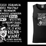 Podkoszulek z cytatem czarny unisex: Alf