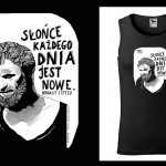 Podkoszulek z cytatem czarny unisex: Alf