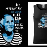 Podkoszulek z cytatem czarny unisex: Alf