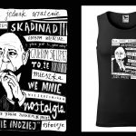 Podkoszulek z cytatem czarny unisex: Alf