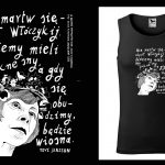 Podkoszulek z cytatem czarny unisex: Alf