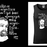 Podkoszulek z cytatem czarny unisex: Alf