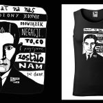 Podkoszulek z cytatem czarny unisex: Alf