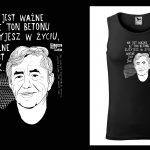 Podkoszulek z cytatem czarny unisex: Alf