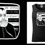 Podkoszulek z cytatem czarny unisex: Alf
