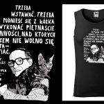 Podkoszulek z cytatem czarny unisex: Alf