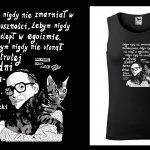 Podkoszulek z cytatem czarny unisex: Alf