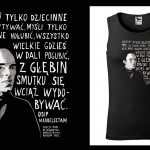 Podkoszulek z cytatem czarny unisex: Alf