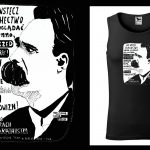 Podkoszulek z cytatem czarny unisex: Alf