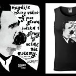 Podkoszulek z cytatem czarny unisex: Alf