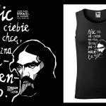 Podkoszulek z cytatem czarny unisex: Alf