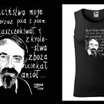 Podkoszulek z cytatem czarny unisex: Alf
