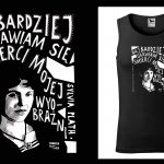 Podkoszulek z cytatem czarny unisex: Alf