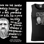 Podkoszulek z cytatem czarny unisex: Alf