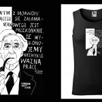 Podkoszulek z cytatem czarny unisex: Alf