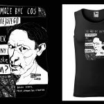 Podkoszulek z cytatem czarny unisex: Alf