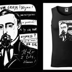 Podkoszulek z cytatem czarny unisex: Alf