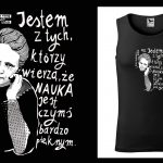 Podkoszulek z cytatem czarny unisex: Alf