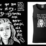 Podkoszulek z cytatem czarny unisex: Alf