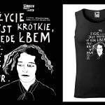 Podkoszulek z cytatem czarny unisex: Alf