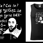 Podkoszulek z cytatem czarny unisex: Alf