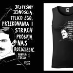Podkoszulek z cytatem czarny unisex: Alf