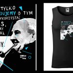 Podkoszulek z cytatem czarny unisex: Alf