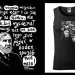 Podkoszulek z cytatem czarny unisex: Alf